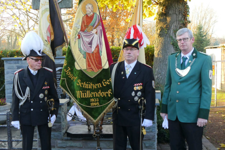 Alte Fahne der St. Josef Müllendorf Schützenbruderschaft
